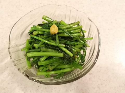 春菊のシャキシャキお浸し (6)