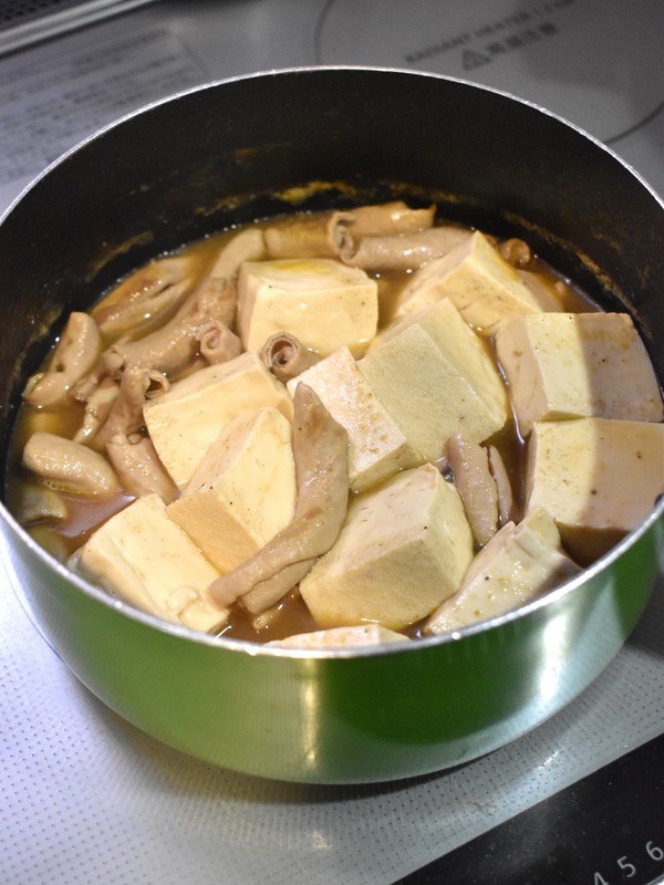タレで作るもつ煮 (6)