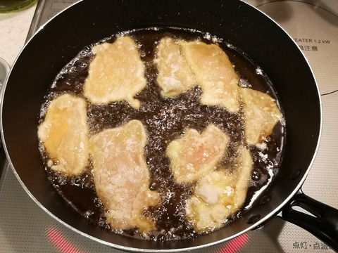 鶏むね肉の味噌唐揚 (5)