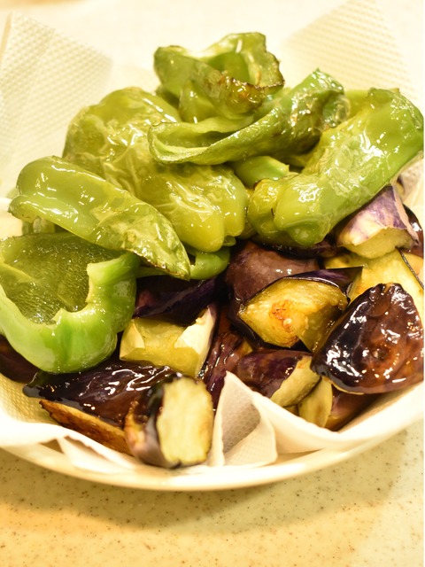 揚げ野菜のウスターソース炒め (5)