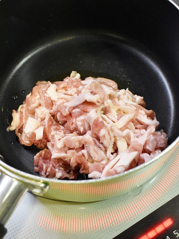 豚肉と人参の塩レモンきんぴら (3)