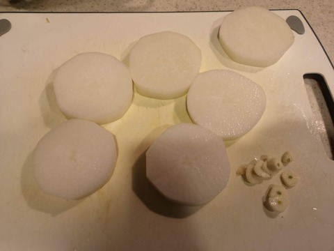 大根の豚肉のレモン煮 (2)
