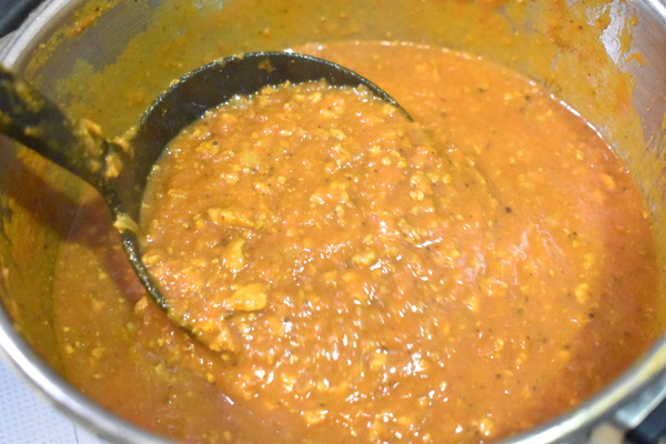 鶏キーマカレー (8)
