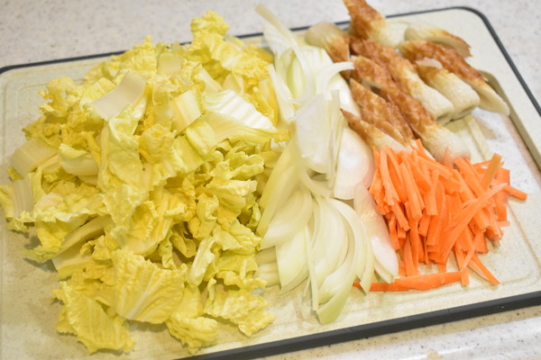 白菜たっぷり焼きそば (2)