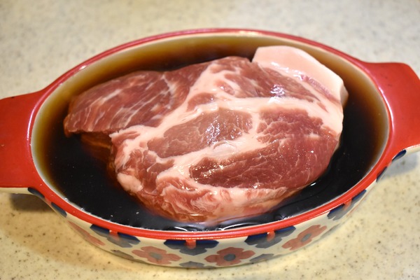 豚肩ロースの和風ロースト (3)