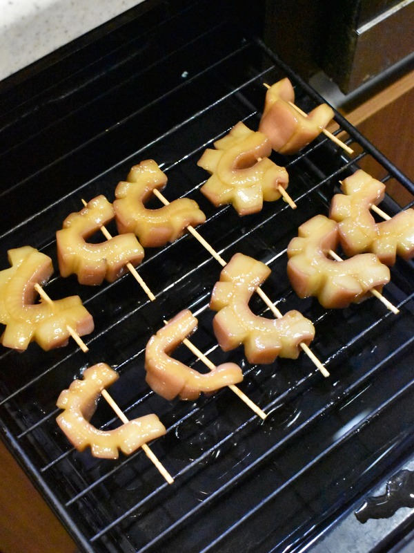 アカイカのにんにく醤油焼き (5)