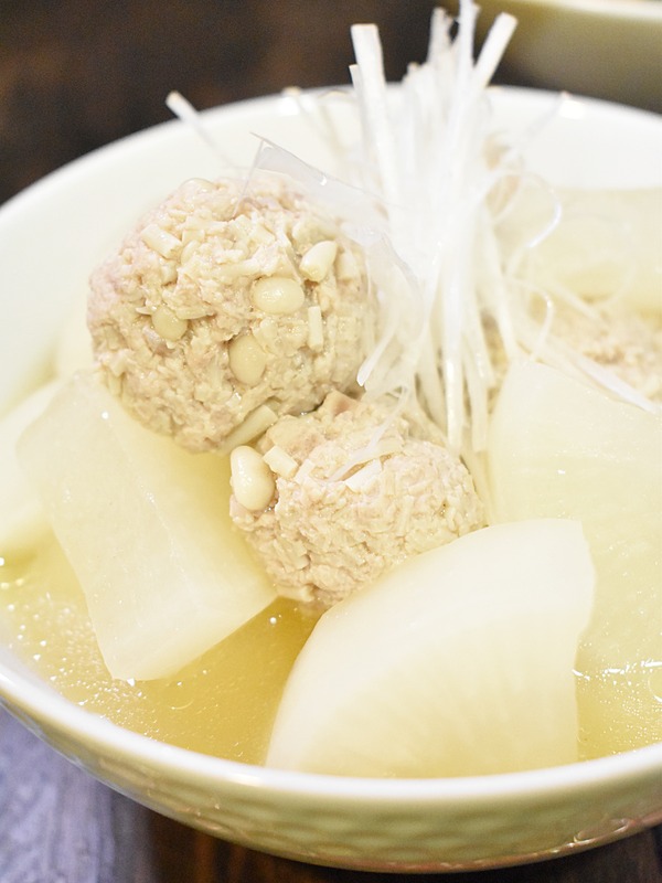 肉団子と大根の白スープ (1)