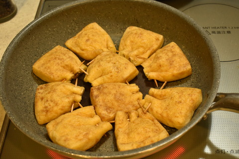 油揚げの豆腐詰め (9)