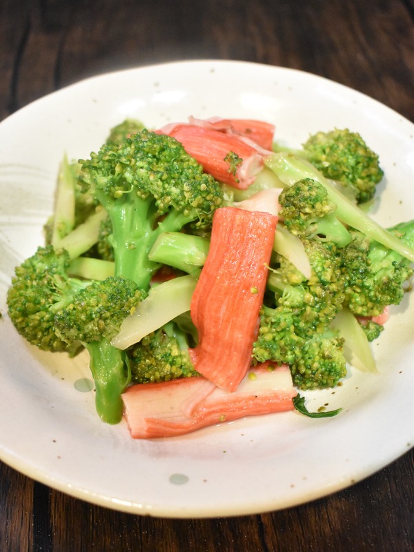 ブロッコリーとかにかまの中華炒め (6)