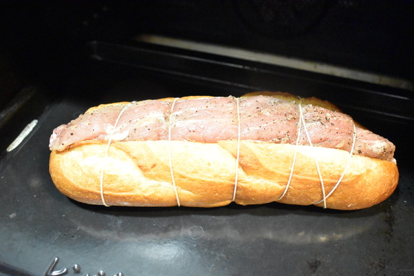ガーリックバゲットポーク (5)