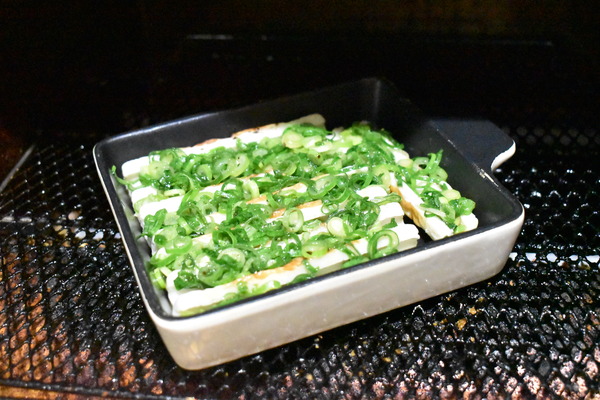ちくわのネギ塩焼き (4)