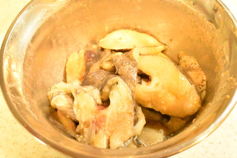 カラスカレイの味噌焼き (5)