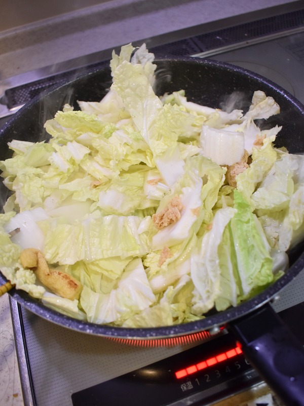 白菜と油揚げの中華炒め (4)