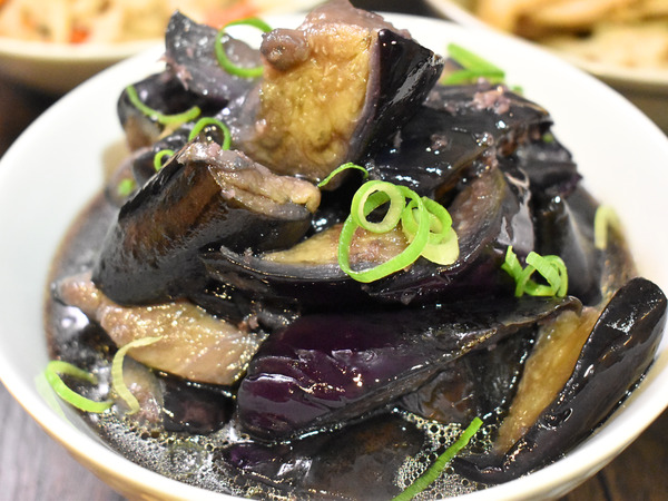 茄子の生姜揚げびたし (1)