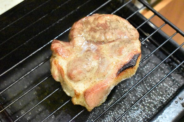 豚型ロースの白ワイン焼き (6)