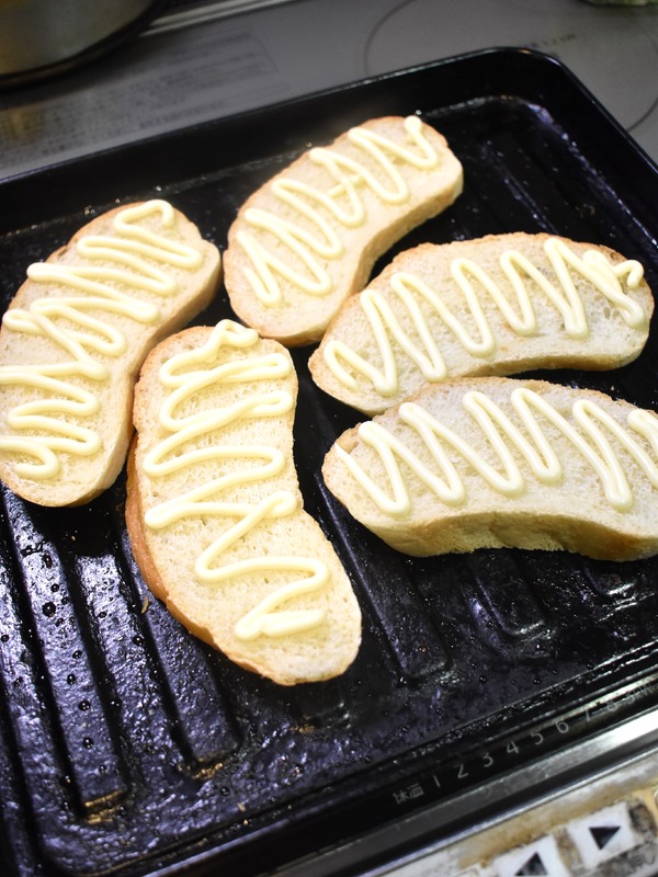 ねぎペッパートースト (3)