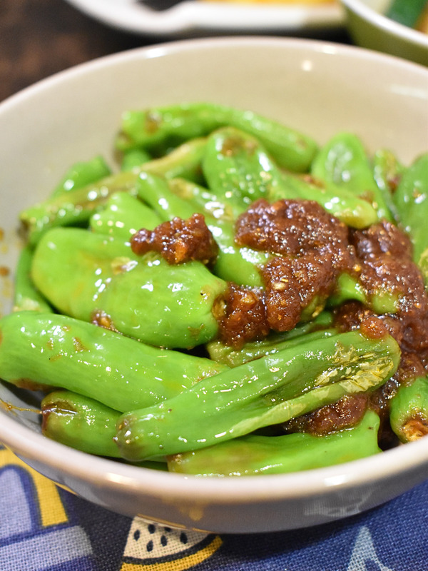 しし唐カレー炒め (1)