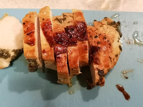 鶏むね肉のミントソテー (6)