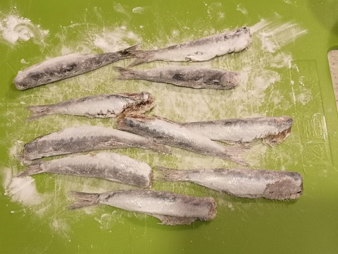 小鰯の唐揚 (4)
