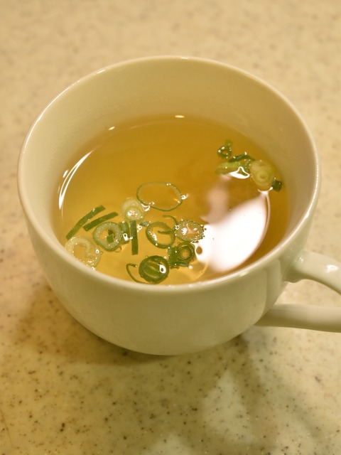 納豆のタレでお吸い物 (6)