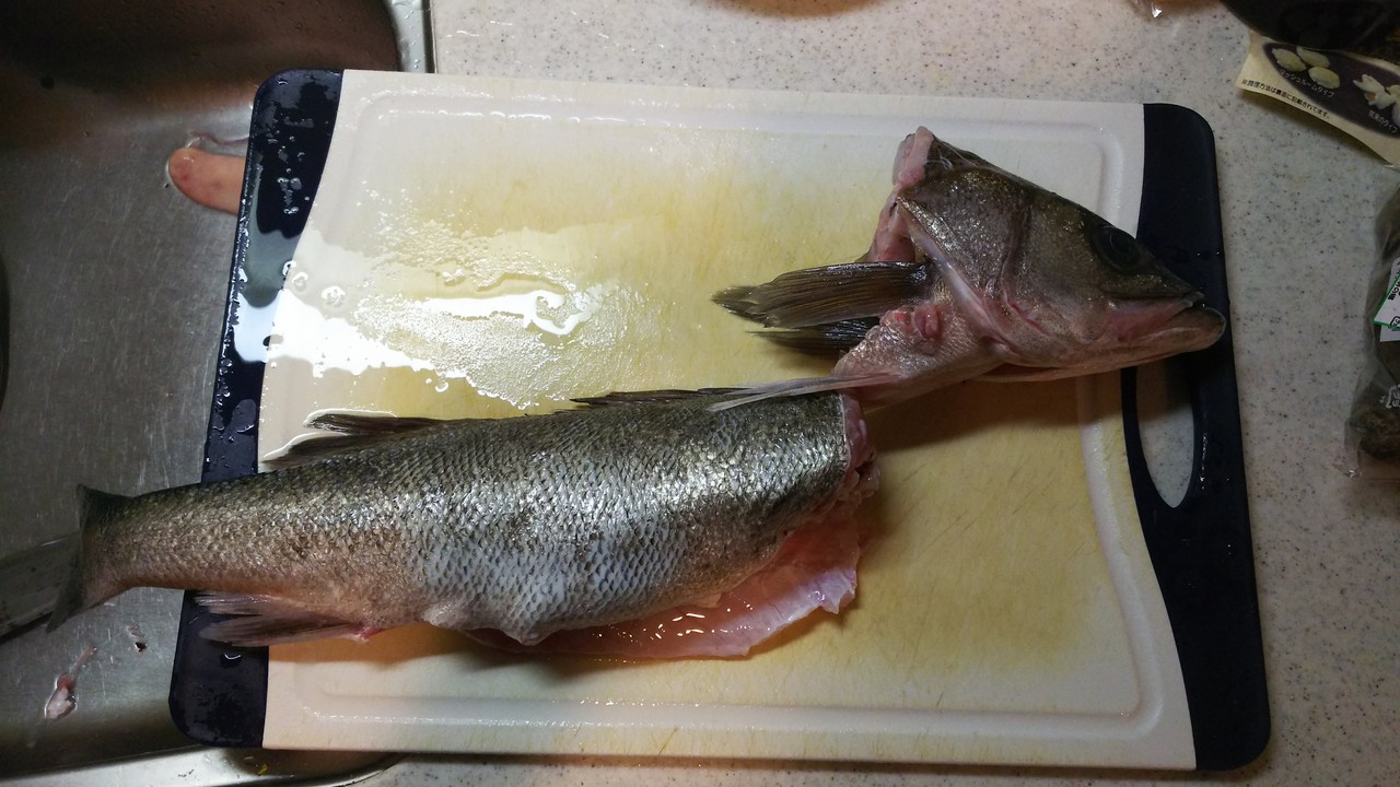 でっかいスズキを買いました 気まま料理で レシピとか Powered By ライブドアブログ