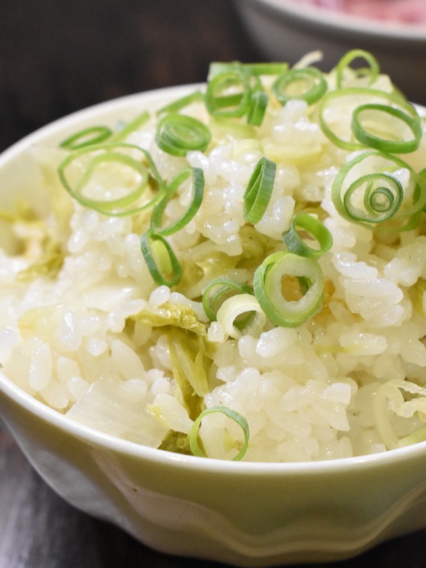 白菜の中華風炊き込みご飯 (1)