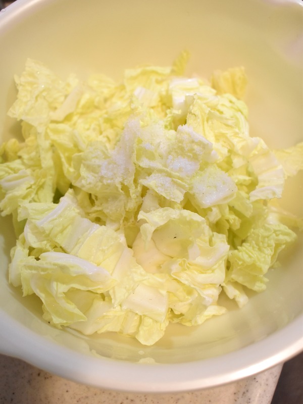 白菜のじゃこ和え (3)