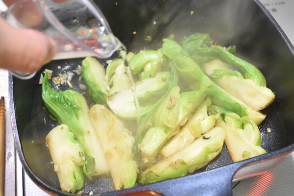 祝蕾のにんにく炒め (7)