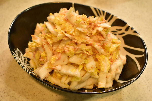 白菜とツナのピリっとサラダ (3)