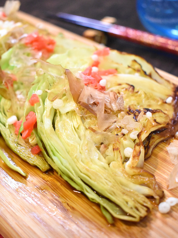 おつまみ焼きキャベツ (1)