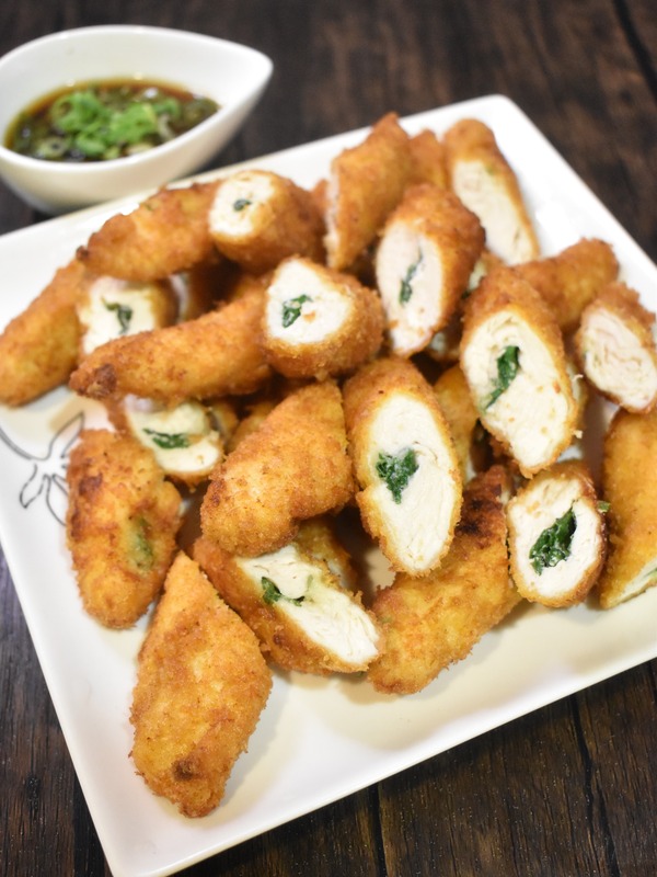 鶏ささみの紫蘇フライ (7)