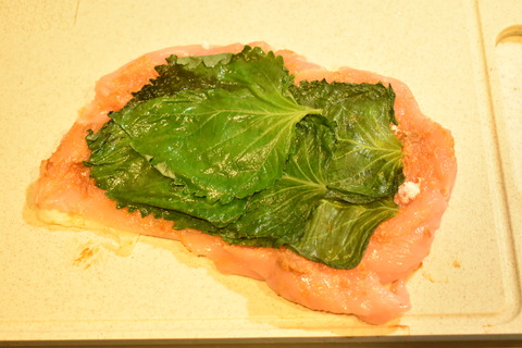 鶏むね肉の味噌ロール (4)