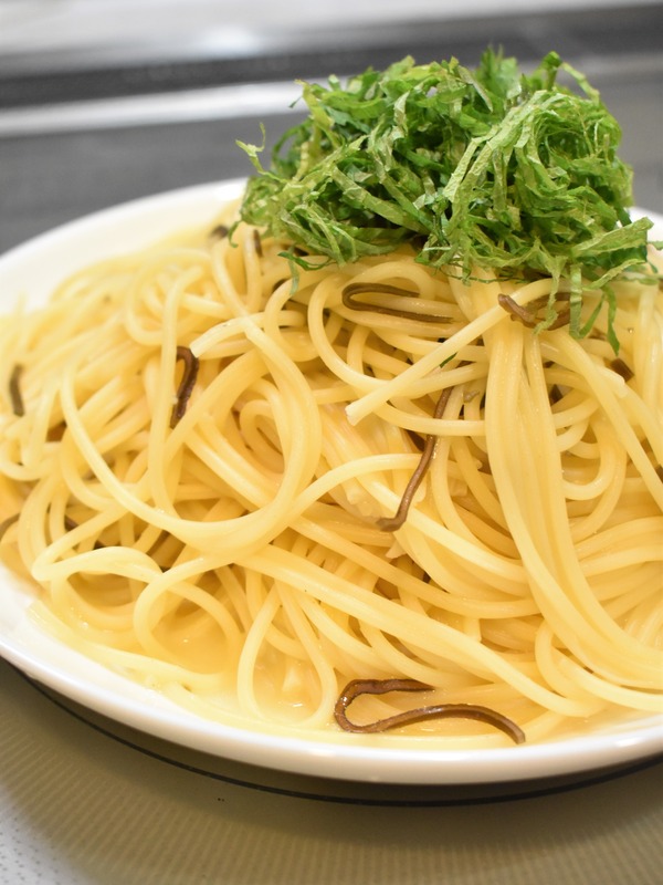 塩昆布パスタ (1)