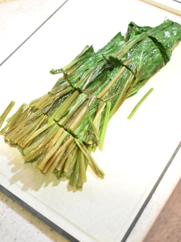 山ほうれん草のおひたし (4)