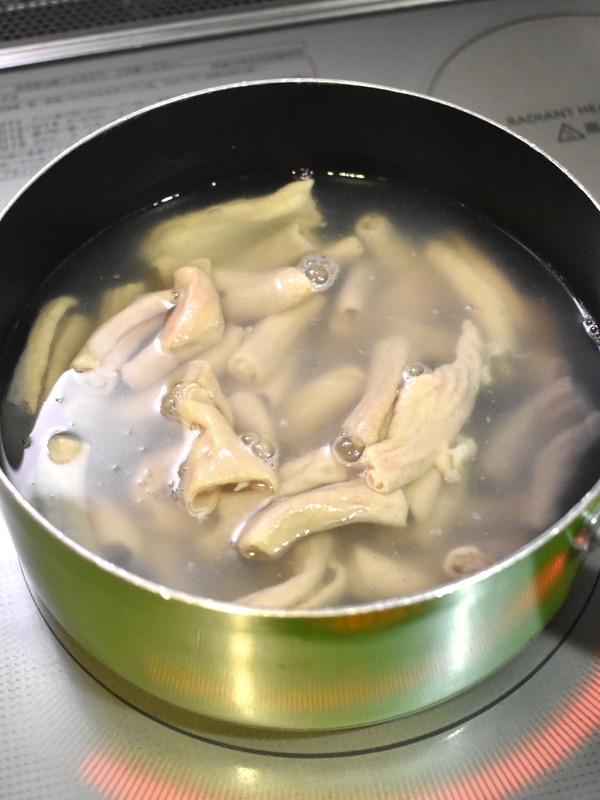 タレで作るもつ煮 (4)