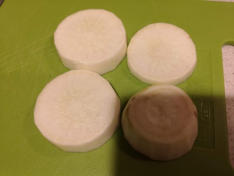 燻製大根のグリル (2)
