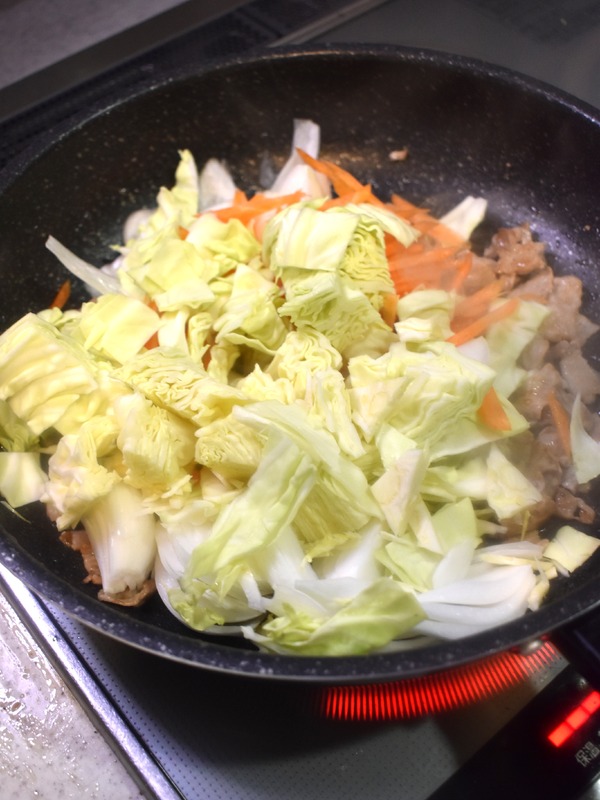 納豆のたれ焼うどん (4)