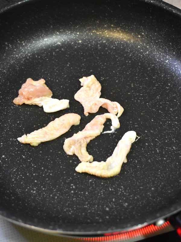 鶏むね肉とピーマンのカレー炒め (4)