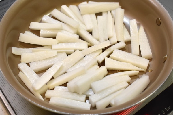 大根のおかか炒め (3)