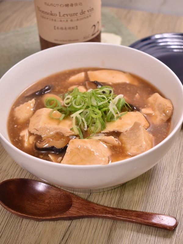 味噌あんかけ豆腐 (1)