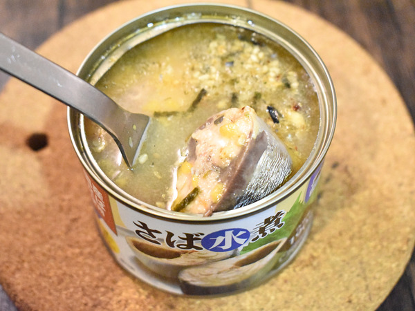 鯖缶のふりかけ焼き (2)