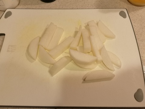 焼き大根のおかか和え (2)