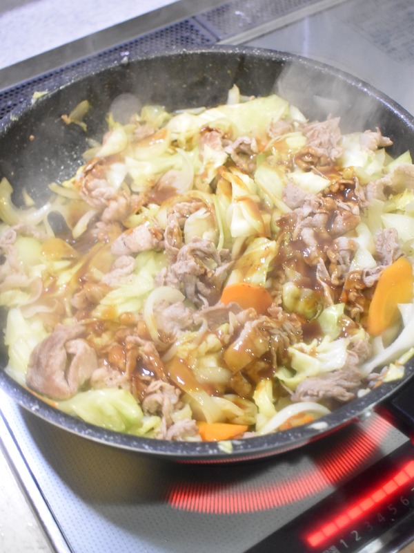 吉野家の生姜焼きのたれを使ってみた (6)