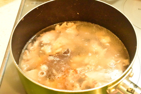 豚肉と車麩のにんにく味噌煮 (4)