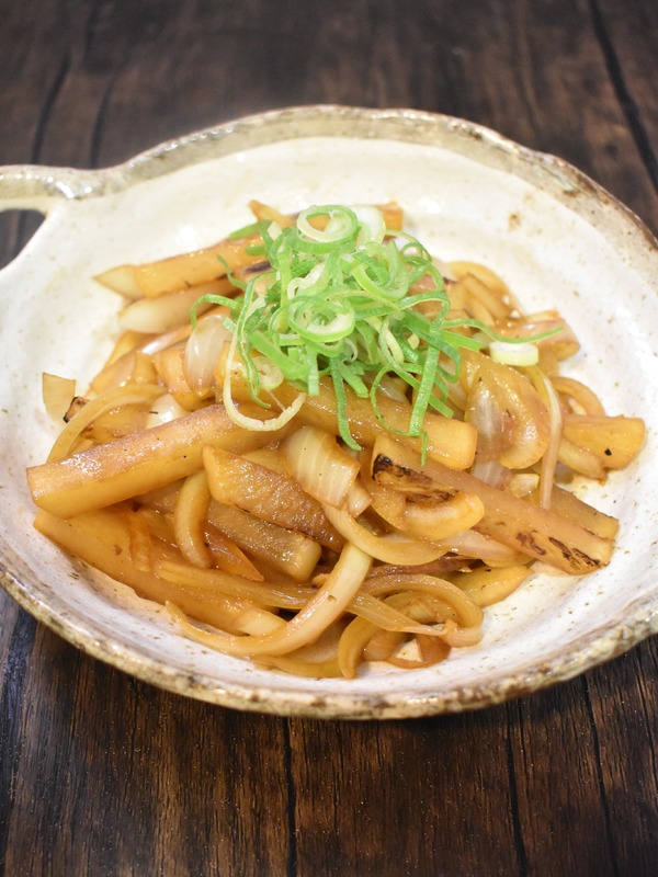 大根と玉ねぎのにんにく醤油炒め (6)