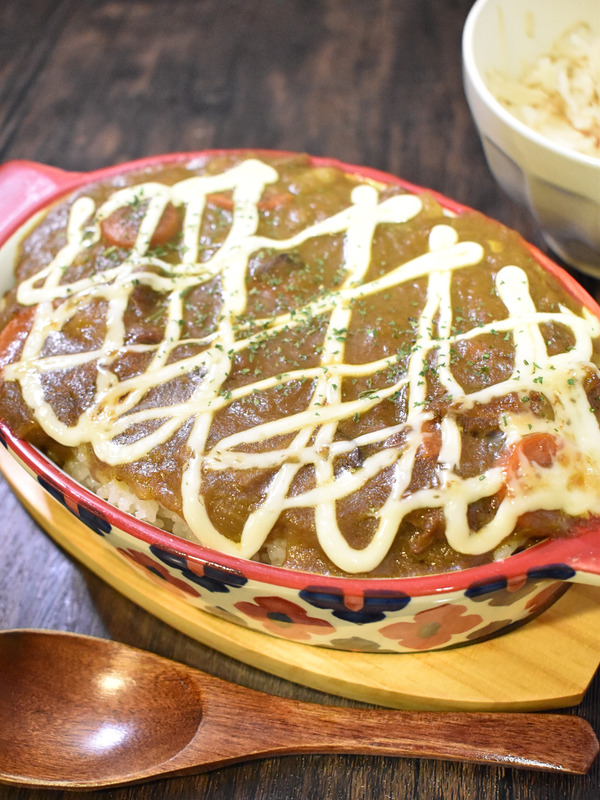 残り物焼きカレー (2)