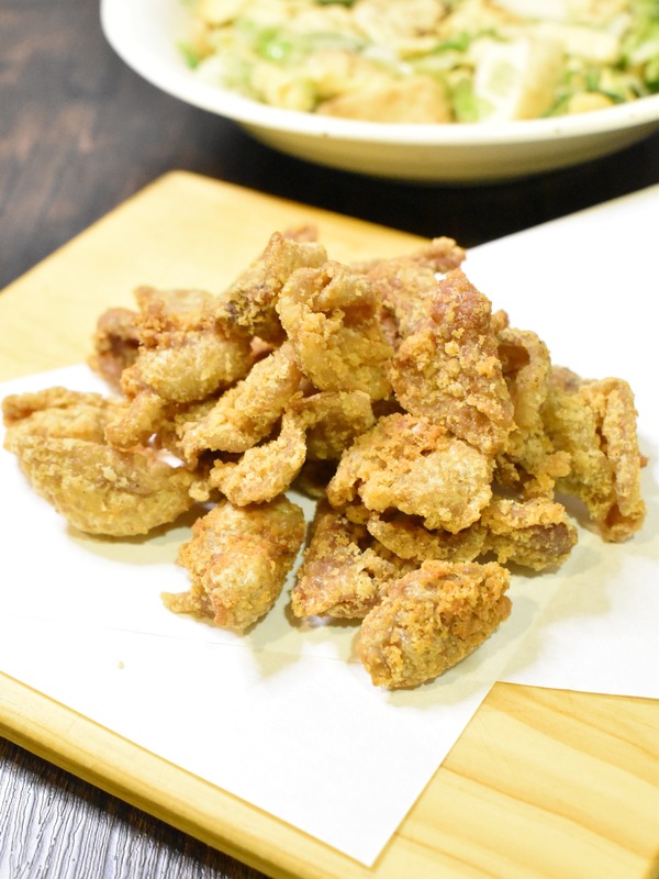 鶏皮の唐揚げ (2)