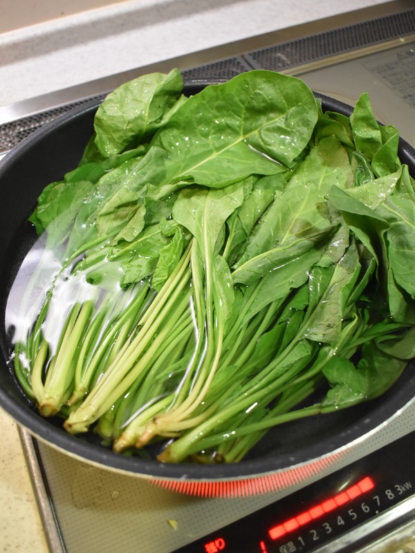 山ほうれん草のおひたし (3)