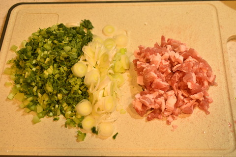 大根の葉と豚肉の塩混ぜご飯 (2)