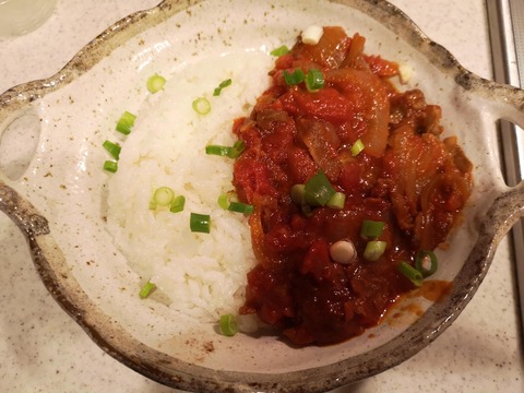 トマト牛丼 (8)